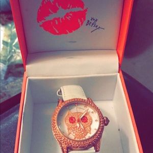 Betsey Johnson owl watch!